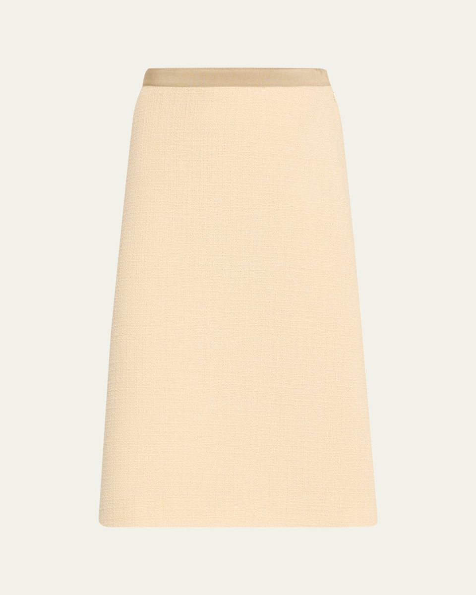 Tweed High Waist Skirt